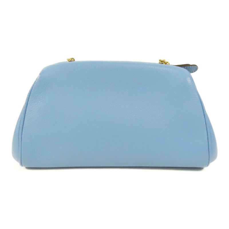 Salvatore Ferragamo 牛皮皮革Chain Shoulder肩背袋-1