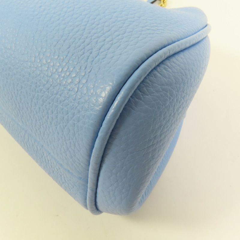 Salvatore Ferragamo 牛皮皮革Chain Shoulder肩背袋-9