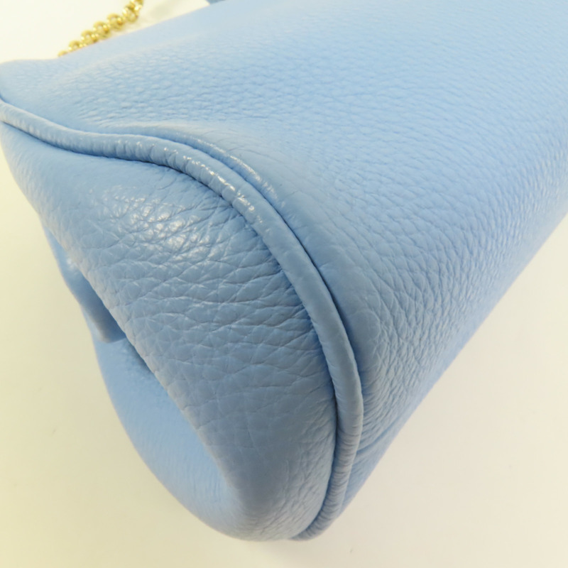 Salvatore Ferragamo 牛皮皮革Chain Shoulder肩背袋-10