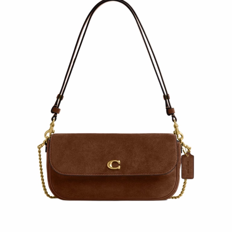 Coach 女士 BROOK 翻蓋鏈條單肩包均碼碼23.5cm*4.5cm*12cm-0