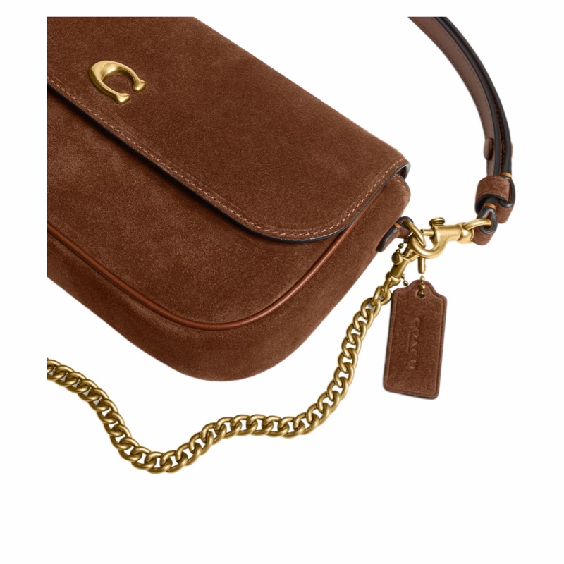 Coach 女士 BROOK 翻蓋鏈條單肩包均碼碼23.5cm*4.5cm*12cm-2