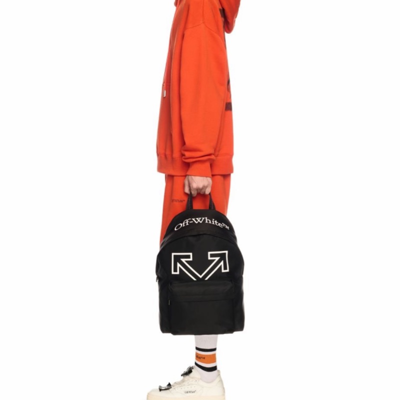 Off-White 男士 拉鍊開合雙肩包均碼碼-3