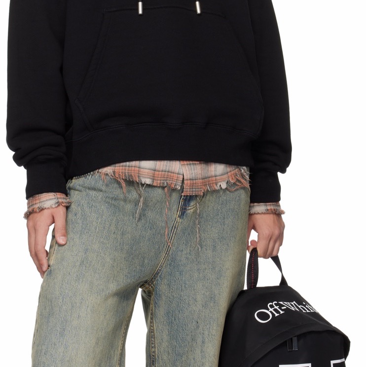 Off-White 男士 拉鍊開合雙肩包均碼碼-4