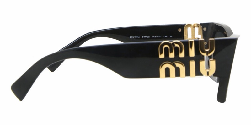 Miu Miu 女士 全框太陽鏡53 E 均碼碼鏡腿長: 13.5cm; 鏡片直徑: 5.3cm-1