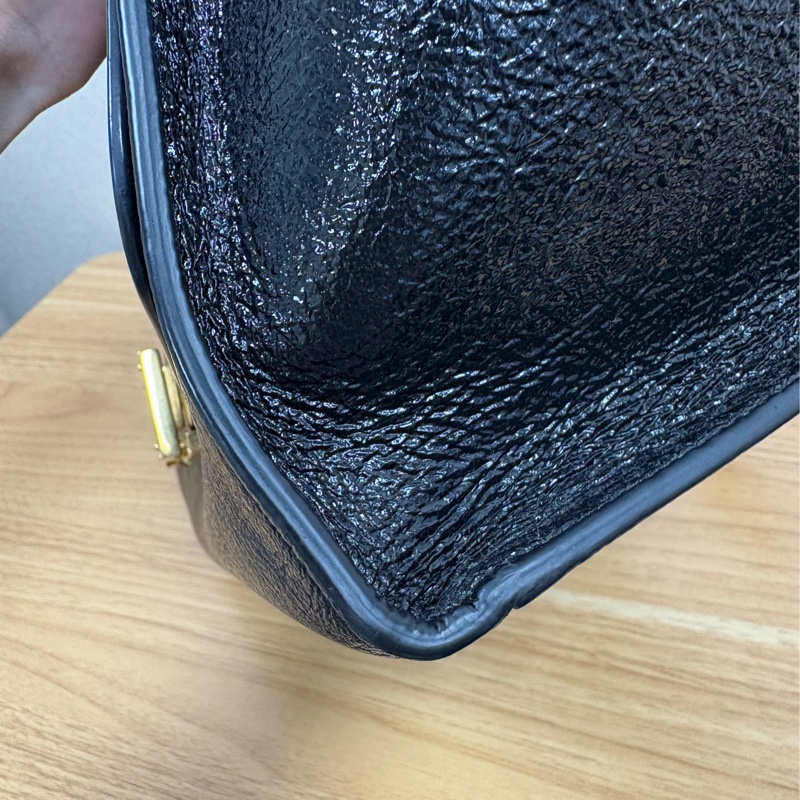 Celine Trapeze 黑色鞦韆包-7