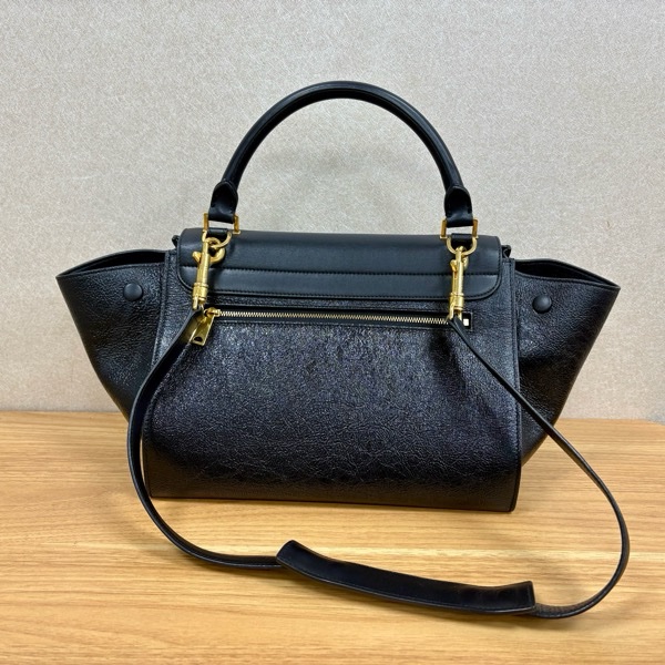 Celine Trapeze 黑色鞦韆包-1