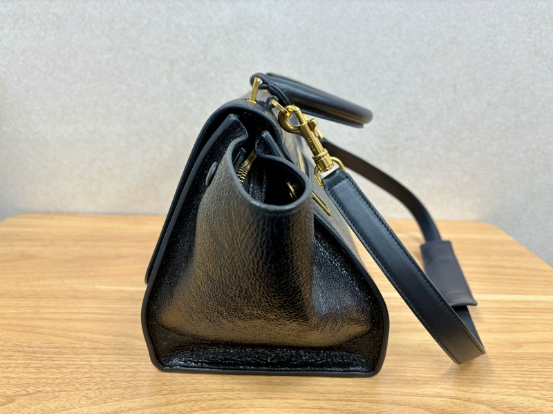 Celine Trapeze 黑色鞦韆包-3