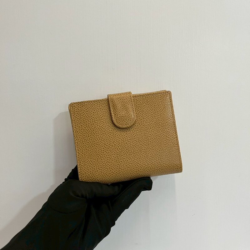 Chanel 荔枝牛短夾-1