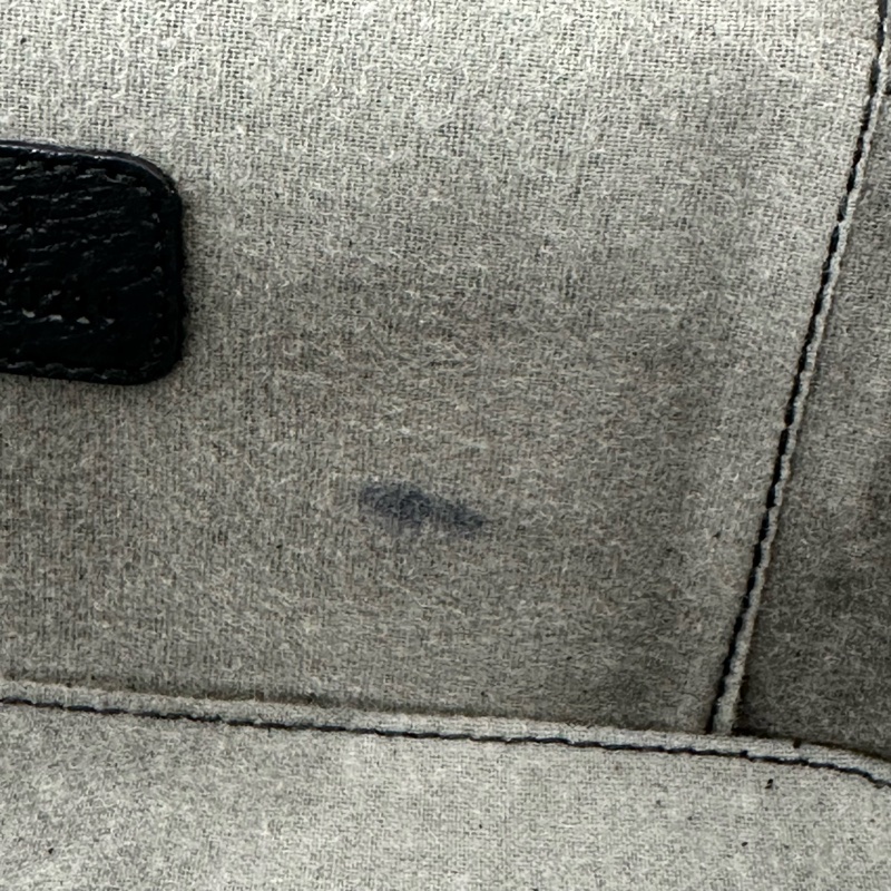 【赫蒂國際精品】Gucci 古馳 黑色皮革化妝包 vintage-14