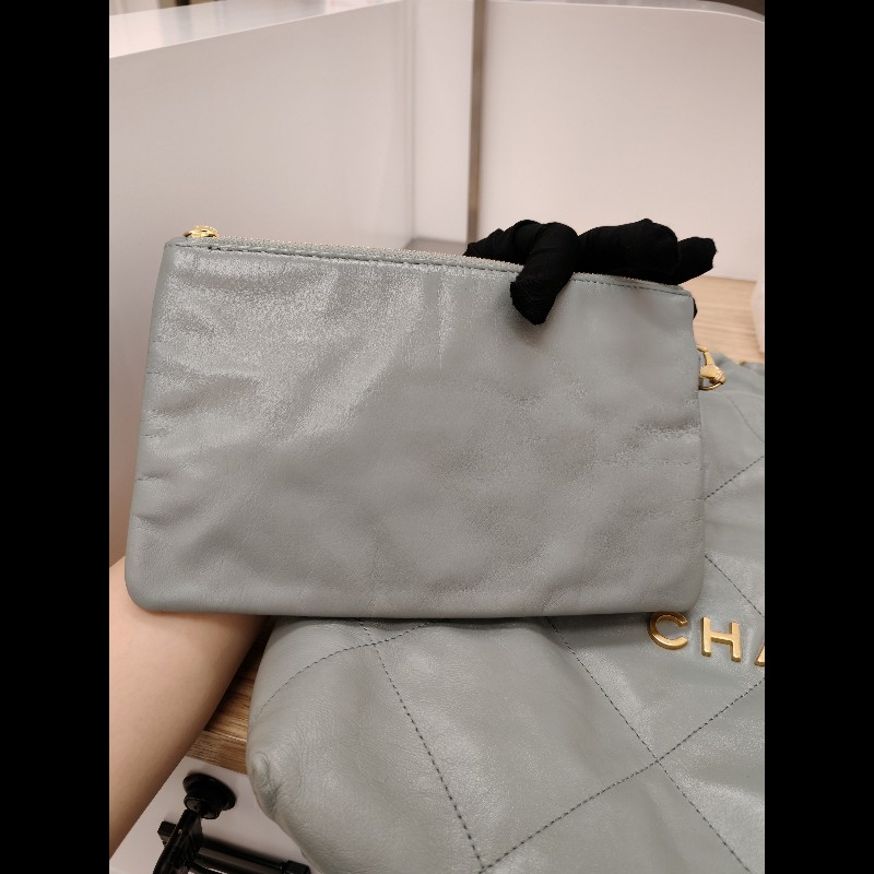 Chanel 22 bag 霧霾藍-22
