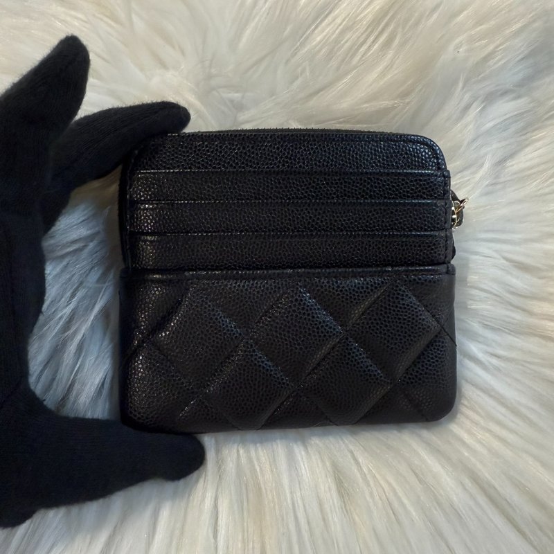 香奈兒 水鑽吐司零錢卡包-1