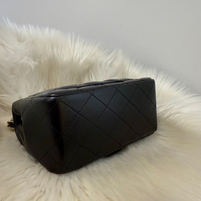 全新 香奈兒 黑金方胖子-2