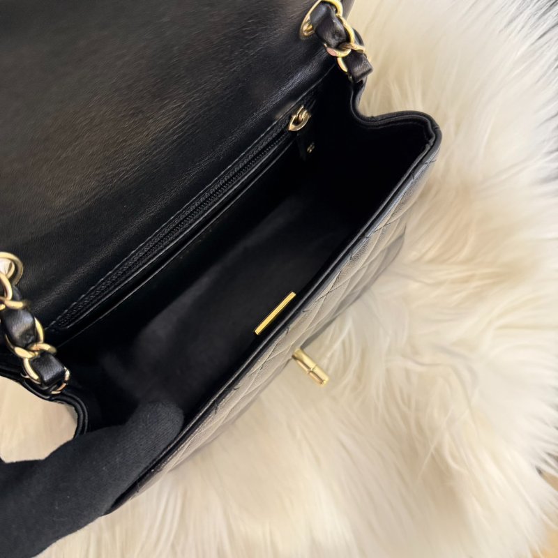 全新 香奈兒 黑金方胖子-5