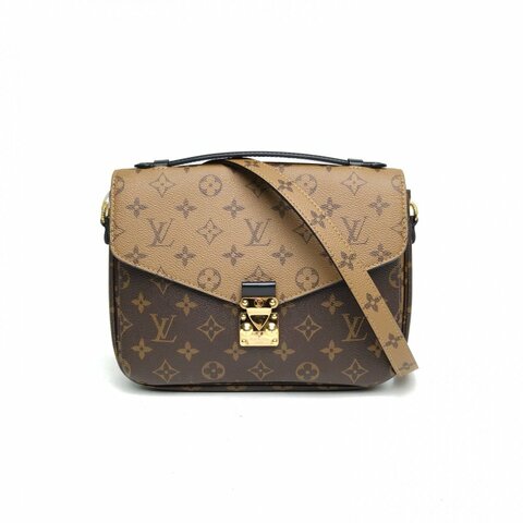 LOUIS VUITTON MetisPochette郵差包拼色PVC金扣2019老花肩背包