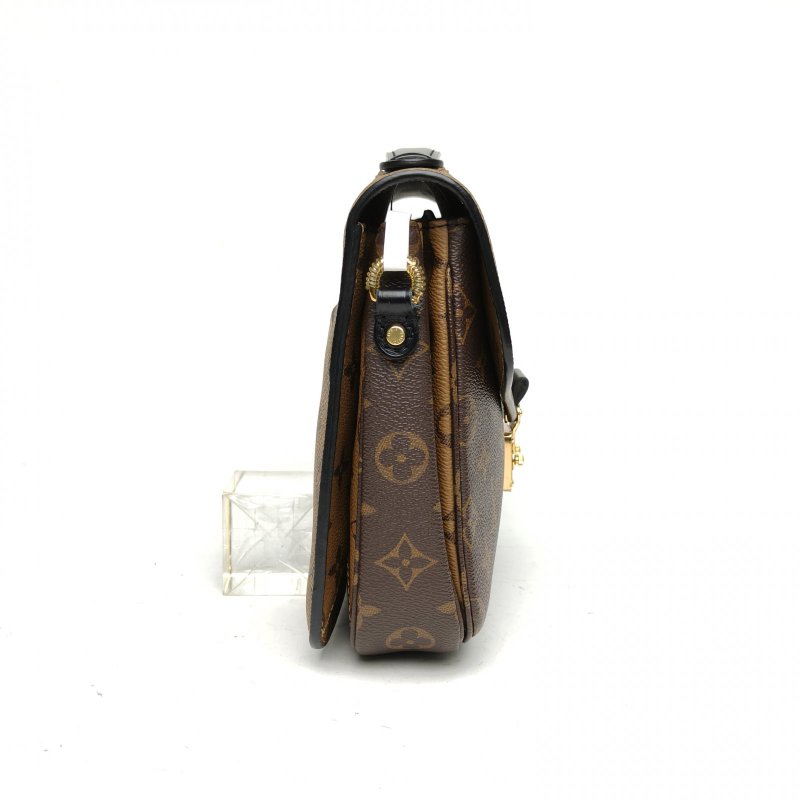 LOUIS VUITTON MetisPochette郵差包拼色PVC金扣2019老花肩背包-3