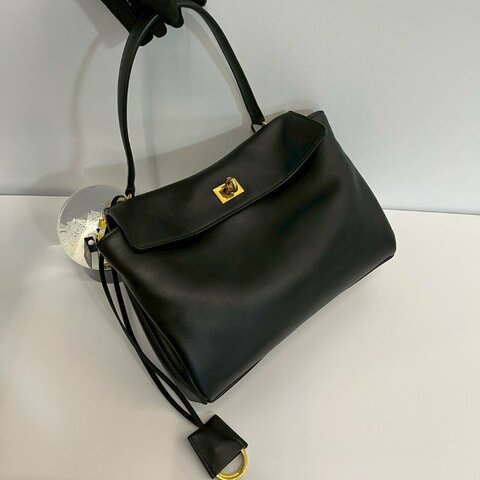 BALENCIAGA巴黎世家 Rodeo 黑金小號