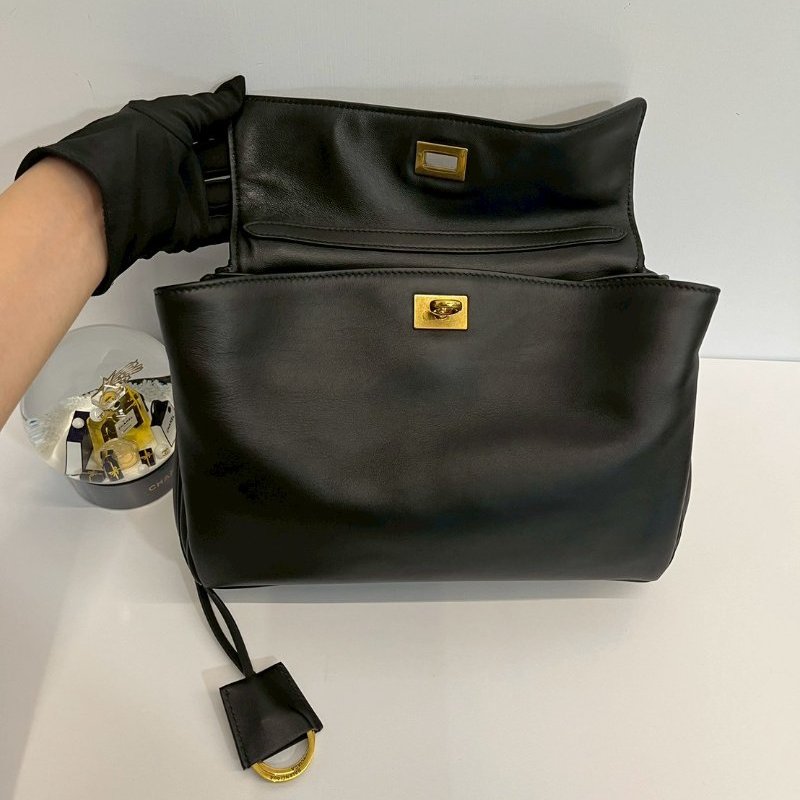 BALENCIAGA巴黎世家 Rodeo 黑金小號-7