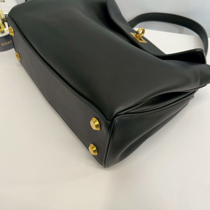 BALENCIAGA巴黎世家 Rodeo 黑金小號-10