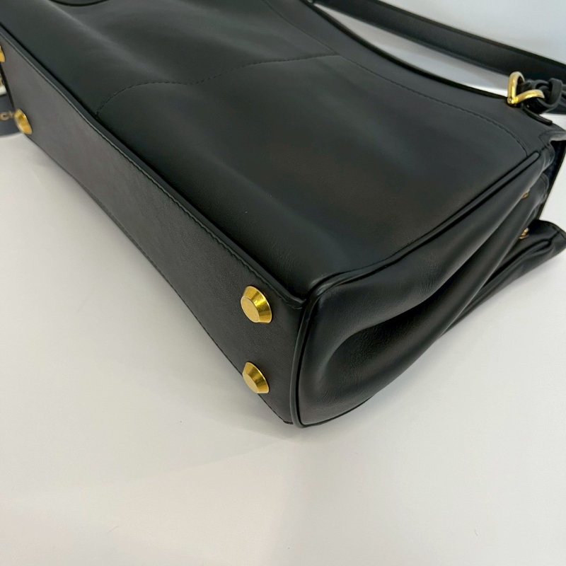 BALENCIAGA巴黎世家 Rodeo 黑金小號-12