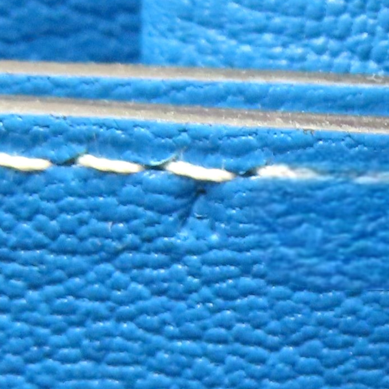 弗裏達藍藍 Evercolor皮革 Roulis 23 肩背包 A刻 金釦【HERMES 愛馬仕】-5