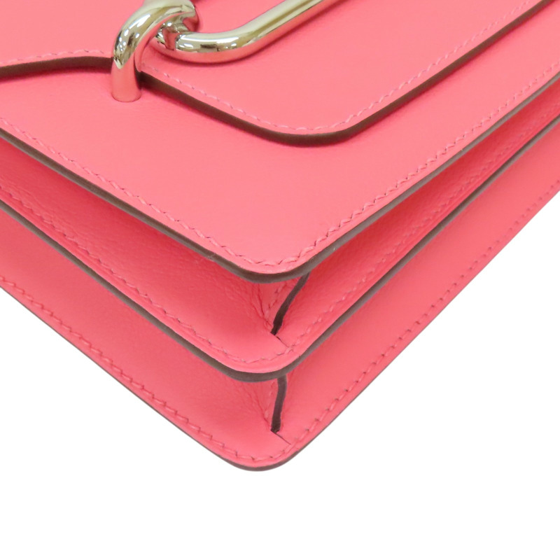 唇膏粉 Evercolor牛皮 Roulis 23 肩背包 D刻【HERMES 愛馬仕】-9