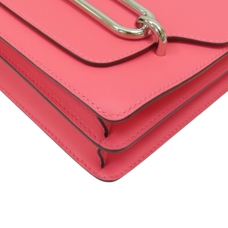 唇膏粉 Evercolor牛皮 Roulis 23 肩背包 D刻【HERMES 愛馬仕】-10