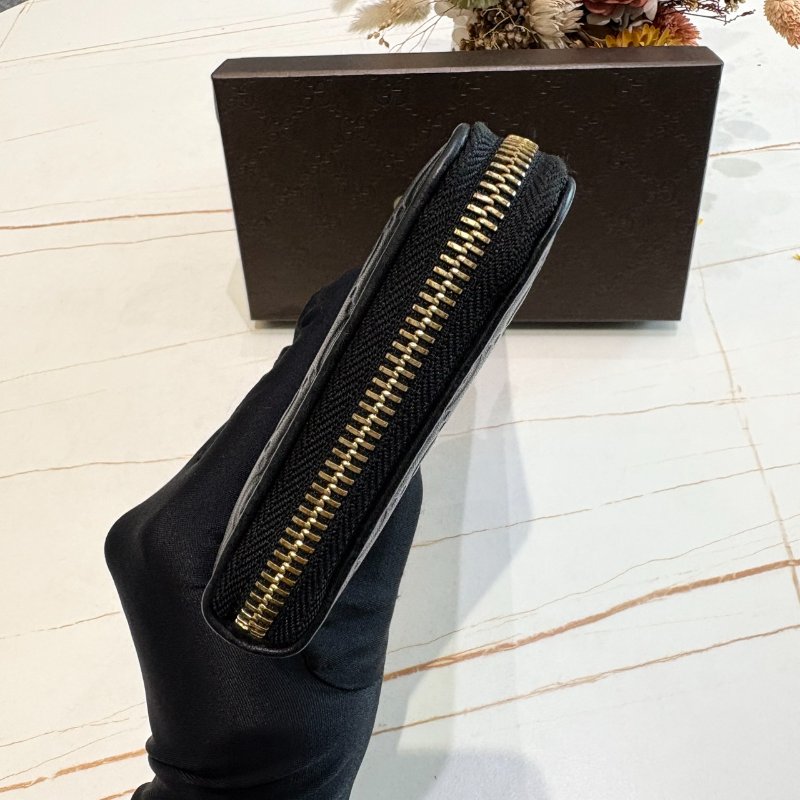 *SHIHNA名牌精品* GUCCI Signature系列 經典雙G壓紋拉鍊長夾-4