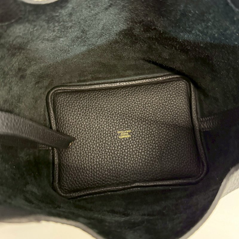 Hermes Picotin菜籃子18 黑金G刻 全新全配-7