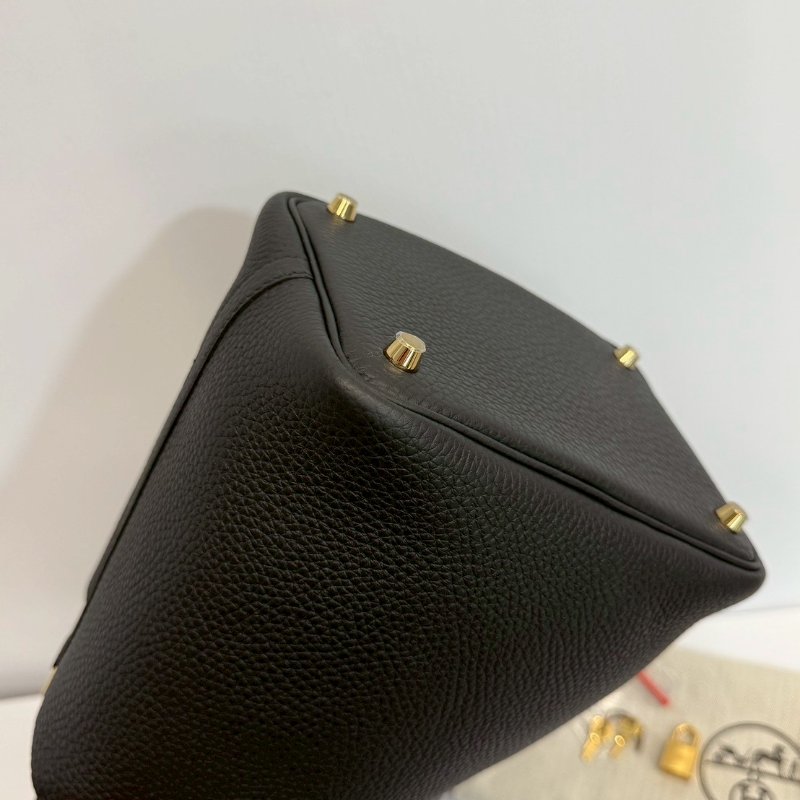 Hermes Picotin菜籃子18 黑金G刻 全新全配-9