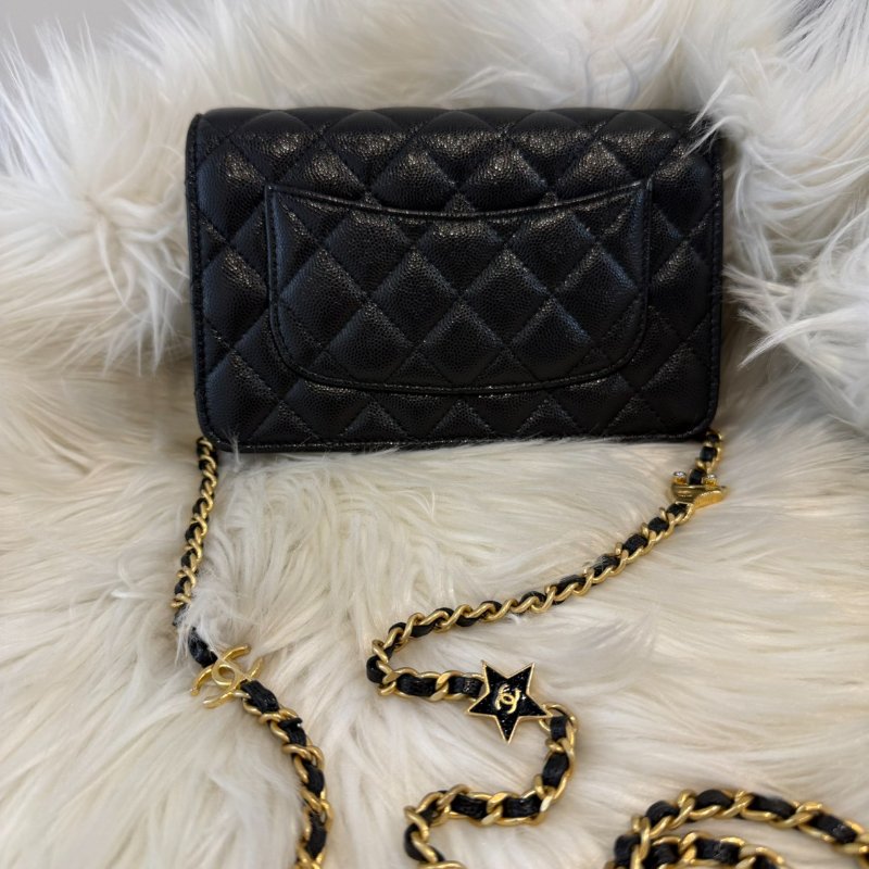 香奈兒 法瑯雙C WOC斜背包-1