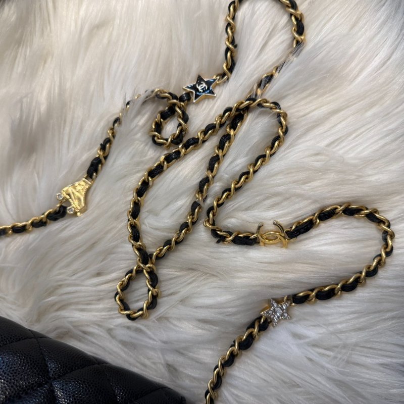 香奈兒 法瑯雙C WOC斜背包-7