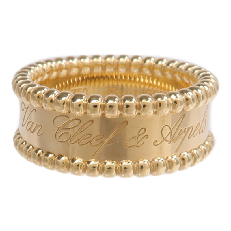 Van Cleef & Arpels 18K黃金Perlee Signature戒指-1