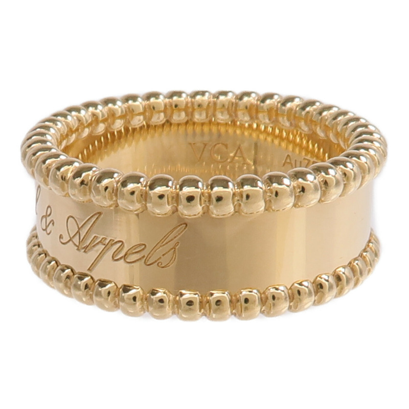 Van Cleef & Arpels 18K黃金Perlee Signature戒指-2