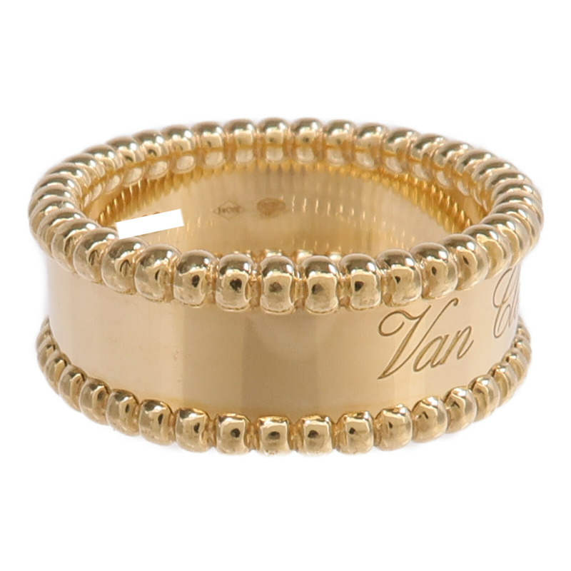 Van Cleef & Arpels 18K黃金Perlee Signature戒指-3