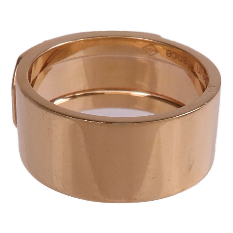 HERMES 18K玫瑰金Bague Kelly Ring鑽石戒指-6