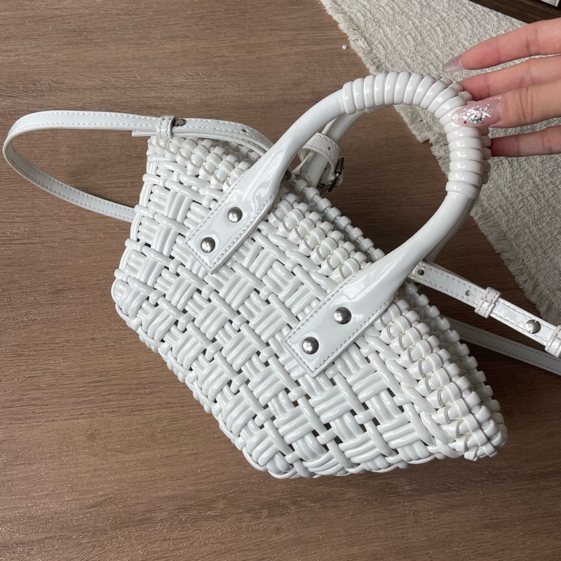 BALENCIAGA 巴黎世家 白色菜籃子-1