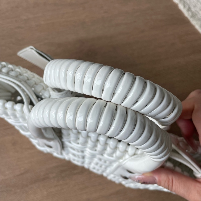 BALENCIAGA 巴黎世家 白色菜籃子-4