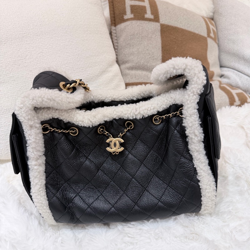 Chanel/ Small 25 Hanbag Teddy-2