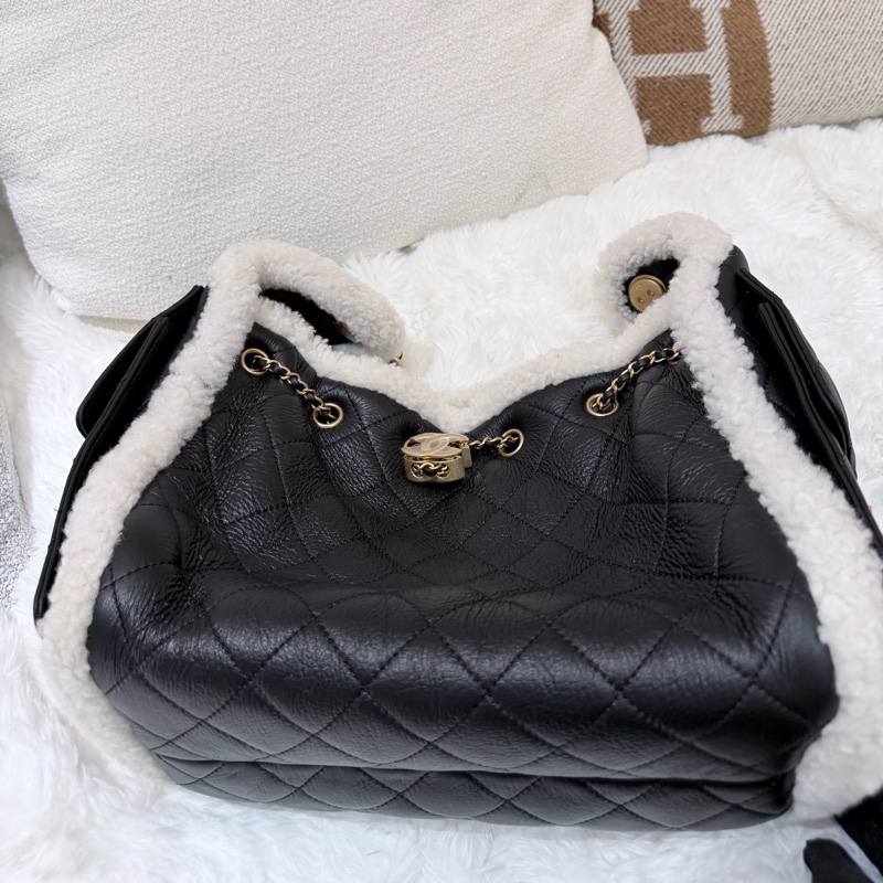 Chanel/ Small 25 Hanbag Teddy-9