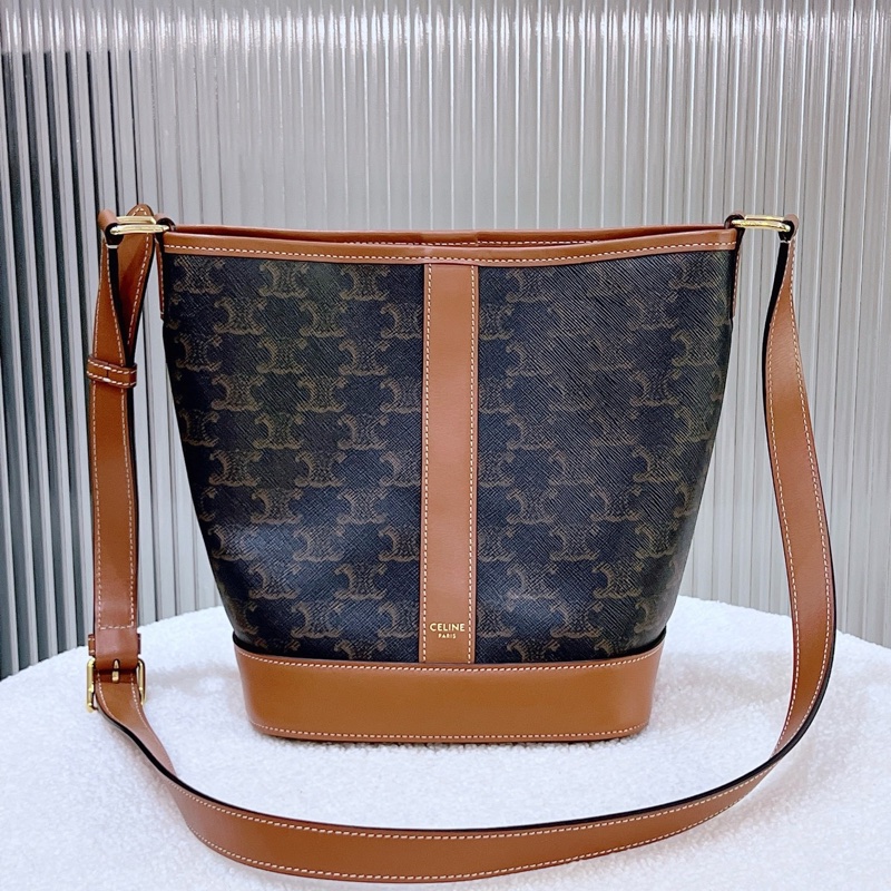 Celine 賽琳 小號 水桶包 型號191442CAS.04LU 織物面料襯里-1