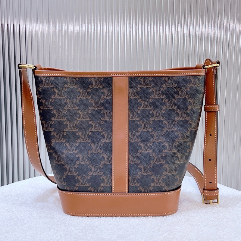 Celine 賽琳 小號 水桶包 型號191442CAS.04LU 織物面料襯里-2