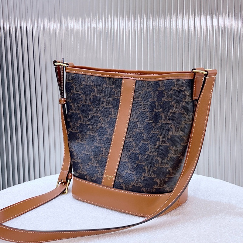 Celine 賽琳 小號 水桶包 型號191442CAS.04LU 織物面料襯里-7