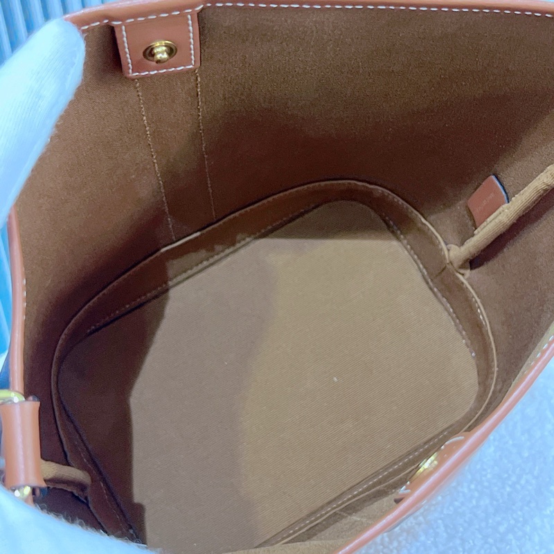 Celine 賽琳 小號 水桶包 型號191442CAS.04LU 織物面料襯里-8