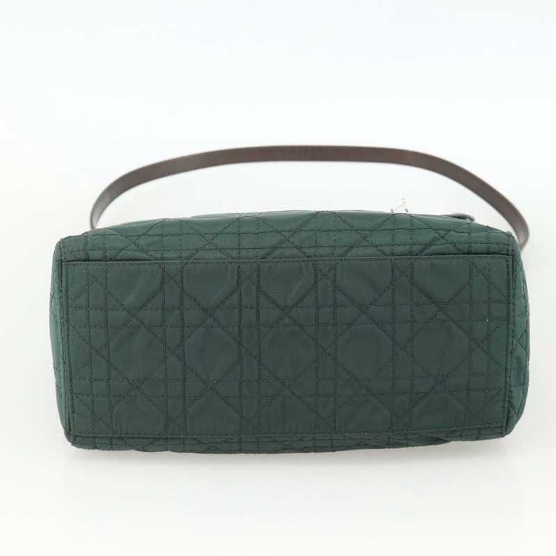 【日本直送】Christian Dior Canage Canage 手提包 尼龍 2way 綠色 銀色 Auth mr2259-4