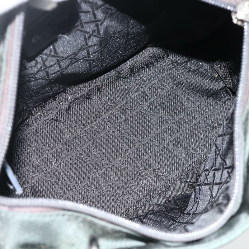 【日本直送】Christian Dior Canage Canage 手提包 尼龍 2way 綠色 銀色 Auth mr2259-10