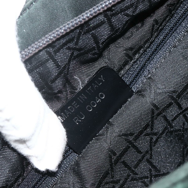 【日本直送】Christian Dior Canage Canage 手提包 尼龍 2way 綠色 銀色 Auth mr2259-11