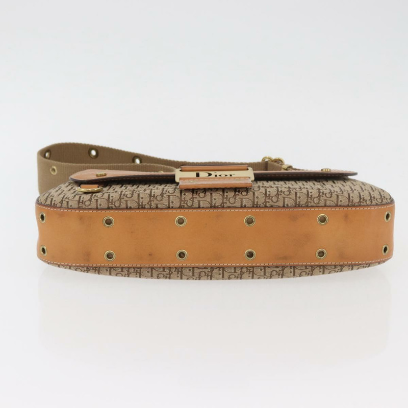 【日本直送】Christian Dior Trotter帆布街頭時尚包 米色金色 正品 yk20206SAV-4