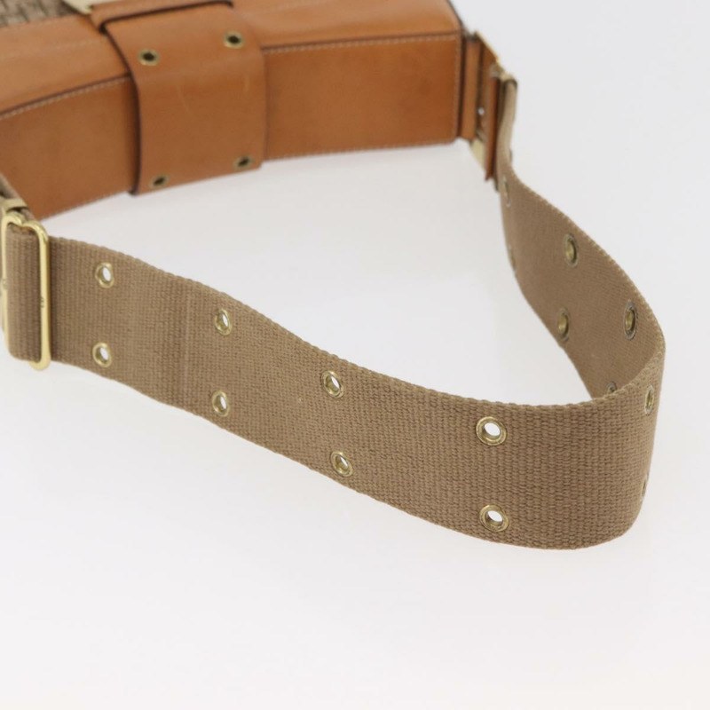 【日本直送】Christian Dior Trotter帆布街頭時尚包 米色金色 正品 yk20206SAV-6