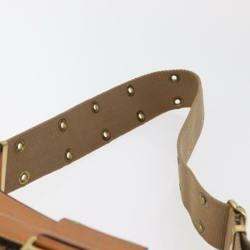 【日本直送】Christian Dior Trotter帆布街頭時尚包 米色金色 正品 yk20206SAV-7