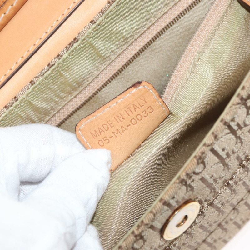 【日本直送】Christian Dior Trotter帆布街頭時尚包 米色金色 正品 yk20206SAV-11